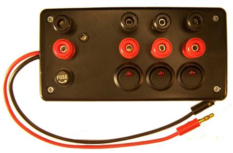 12v electrical distribution box|12v outlet panel.